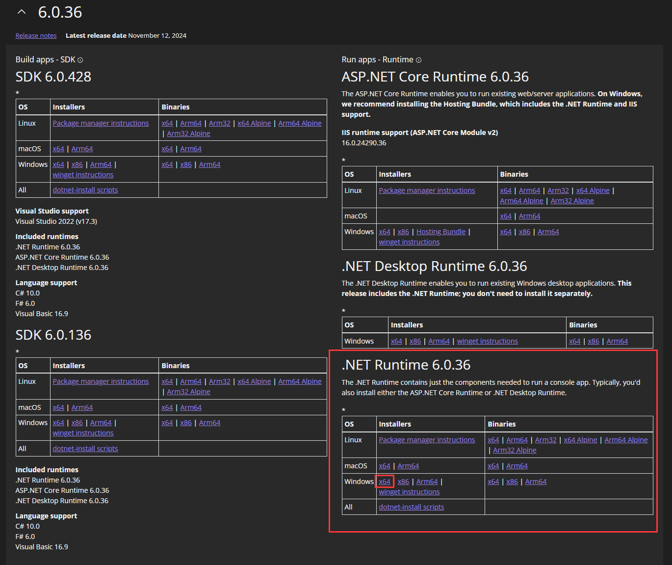《漫威蜘蛛侠系列》.NET 7.0  坏境安装